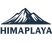 Logo of Himaplaya with a mountain design on a white background